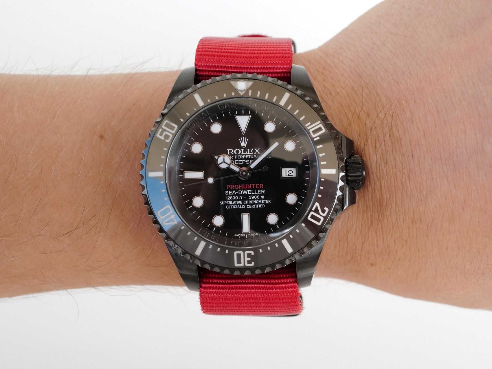 Rolex Deepsea 44 Pro Hunter Single Red Military Limited Edition of 100