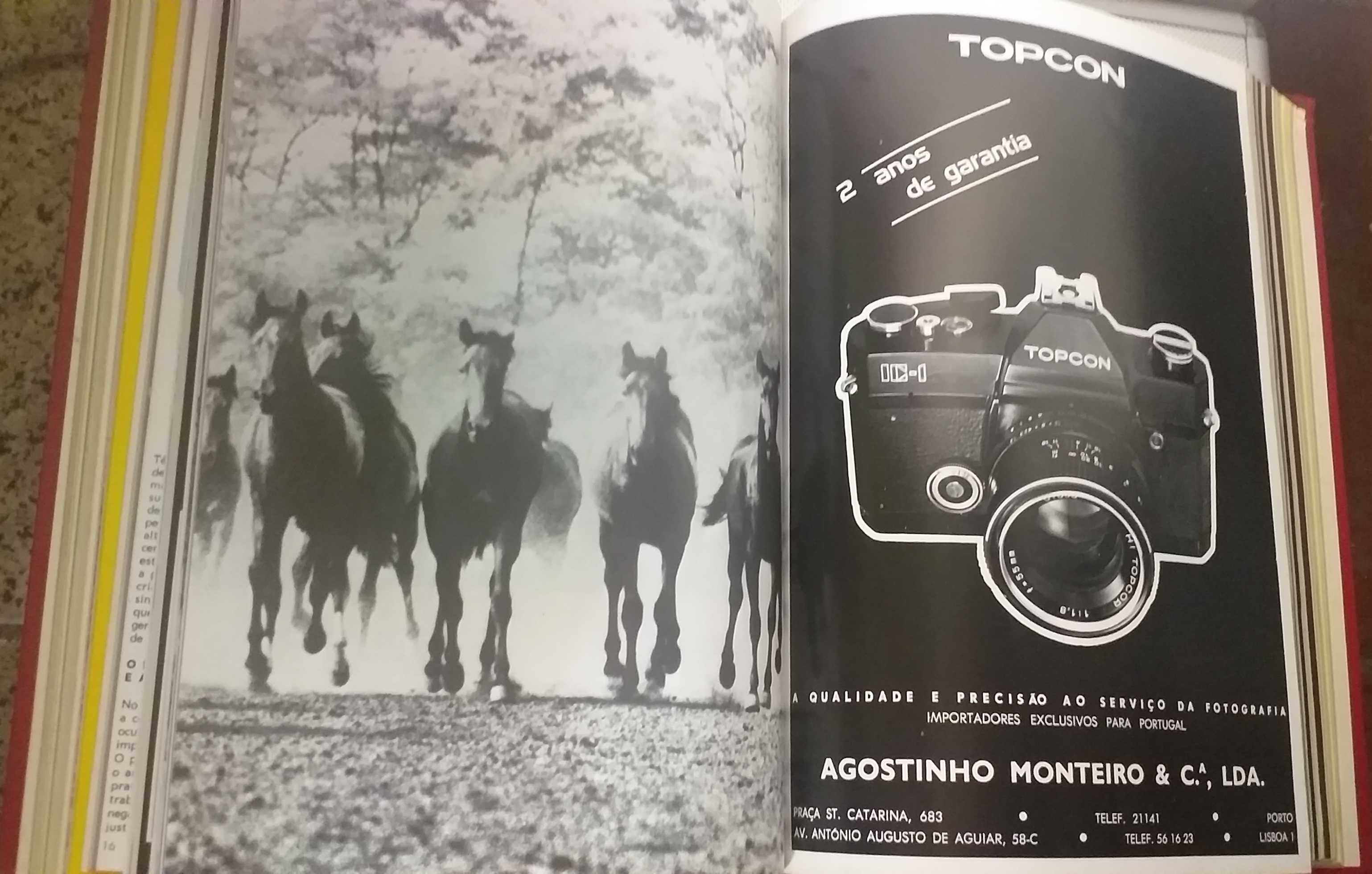 Revista técnica de fotografia, cinema e som dos anos 70