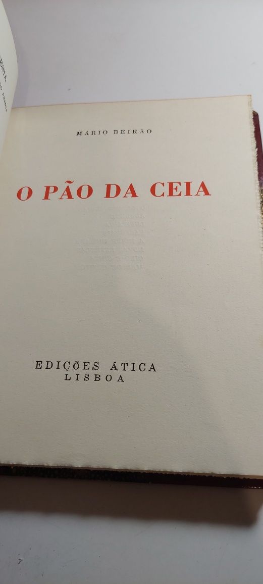 O Pão da Ceia - Mário Beirão (Edições Ática)