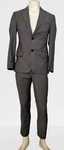 PACO LORENTE -SLIM FIT Męski Szary Garnitur Wełniany 176/46/S jak Nowy