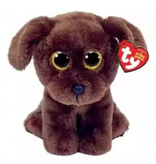 Beanie Babies Nuzzle - brązowy pies 15cm. Meteor
