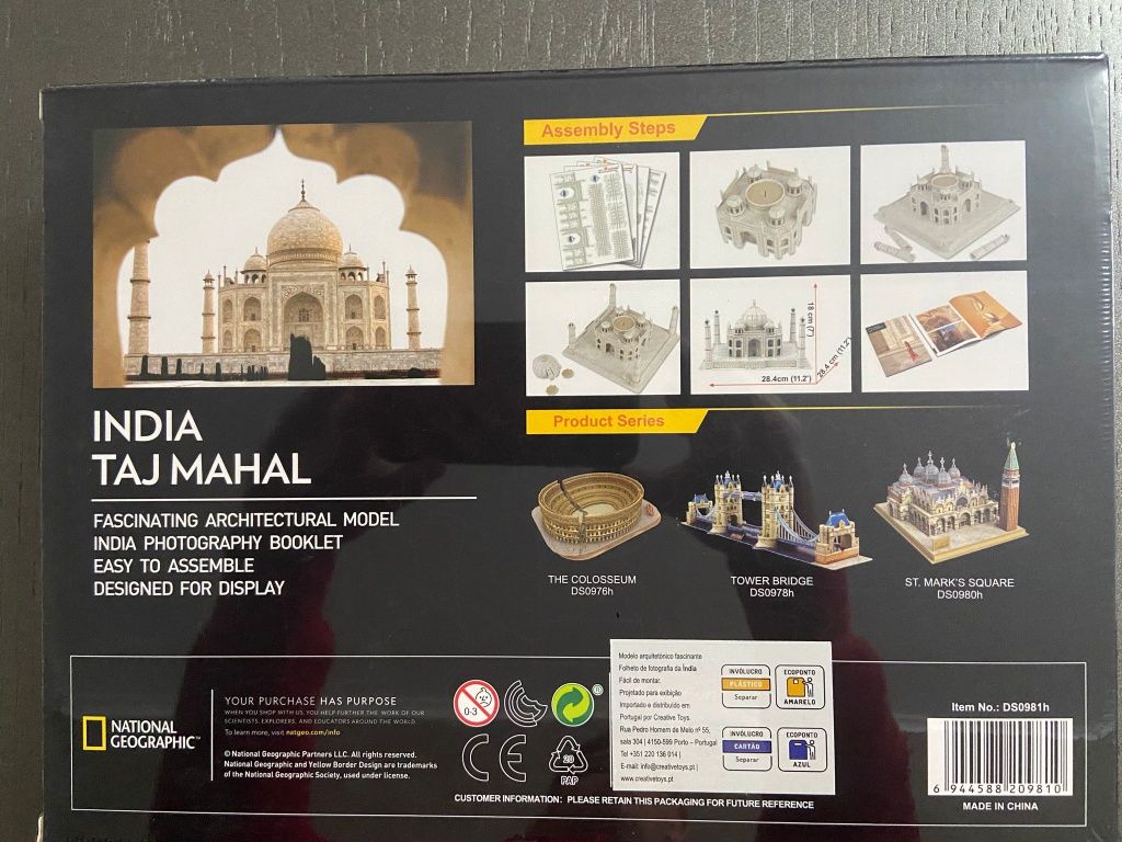 Puzzle 3D Taj Mahal