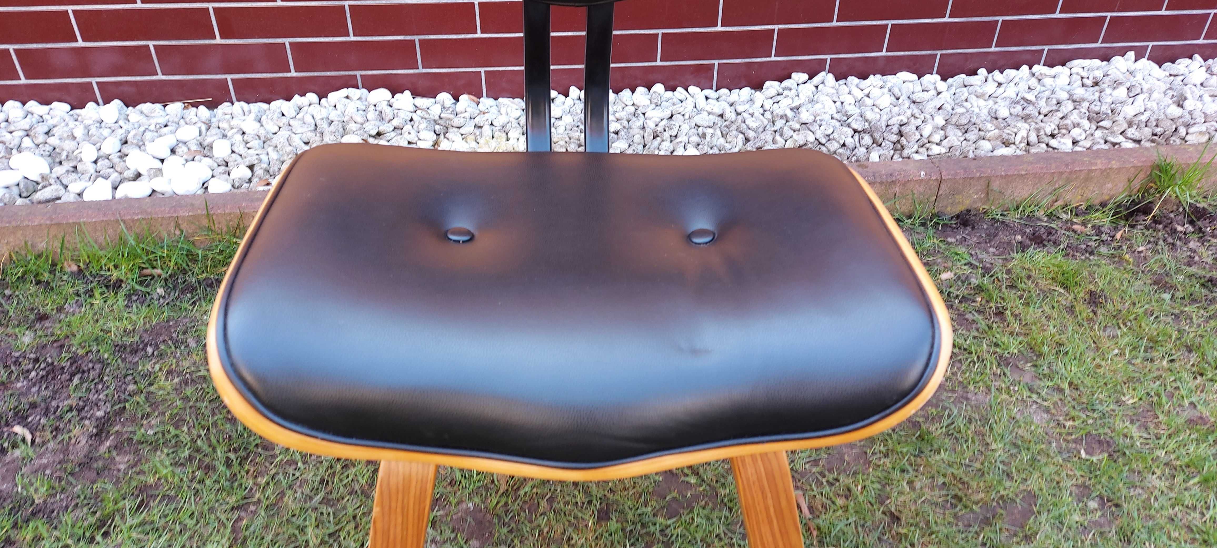 krzesło designerskie BLACKWOOD skóra naturalna