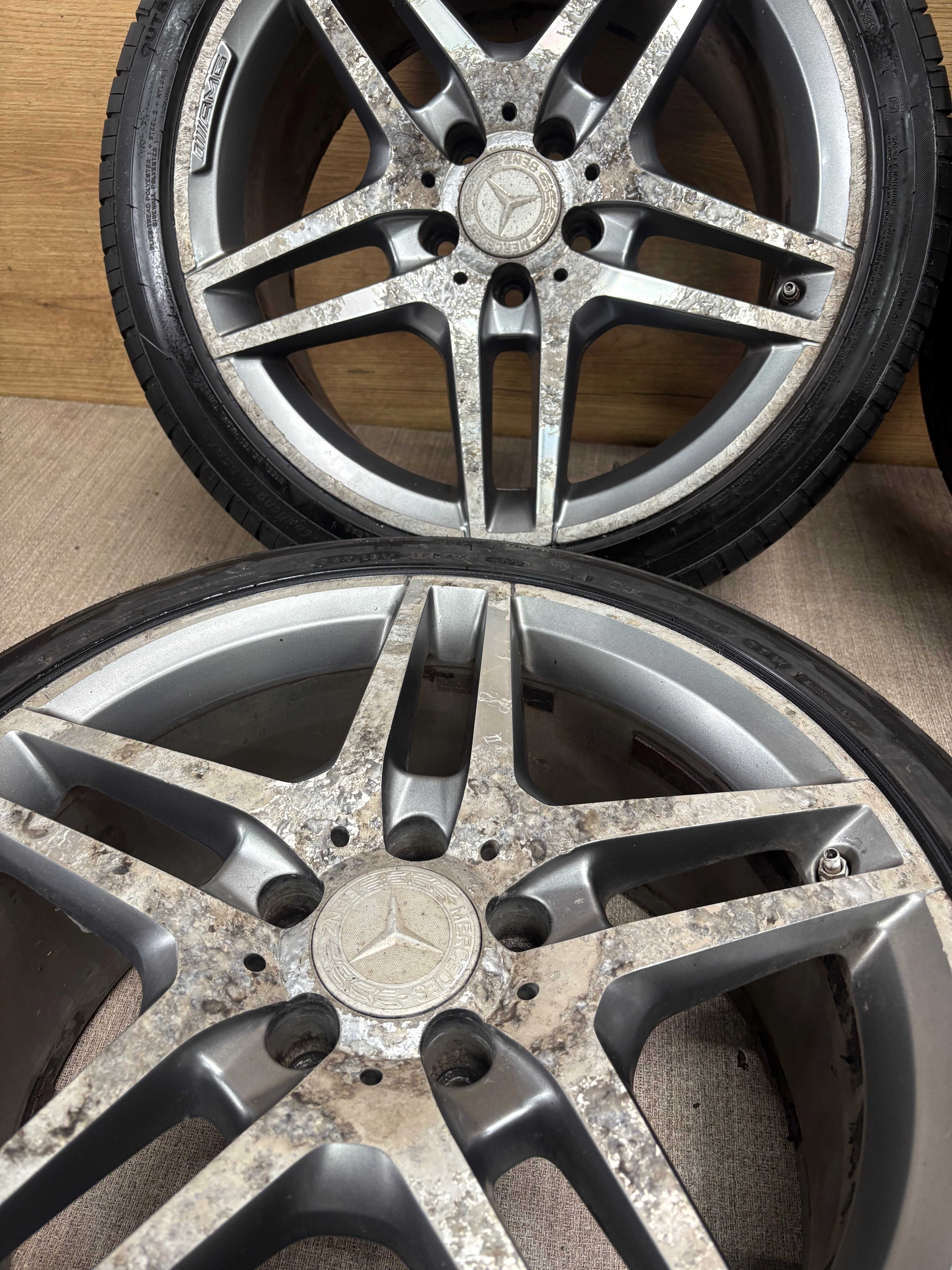 felgi mercedes w212 5x112 2x 8,5jx18 et 48 , 2x 9jx18 et 54
