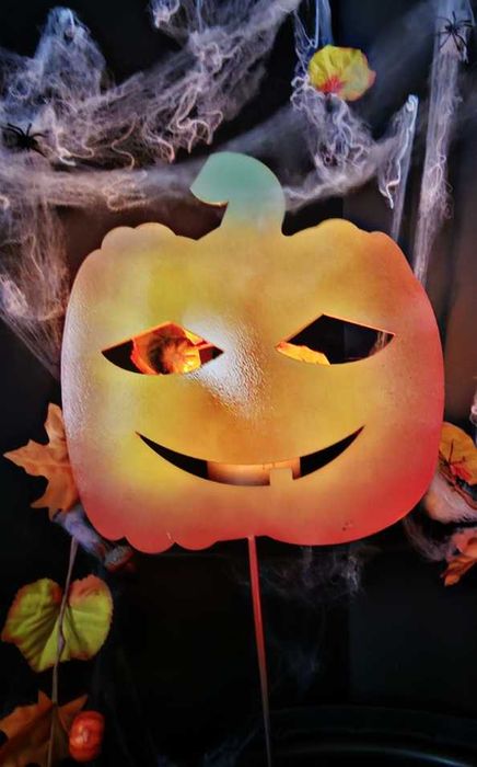 DYNIA, Lampion, Stalowa ozdoba na Halloween