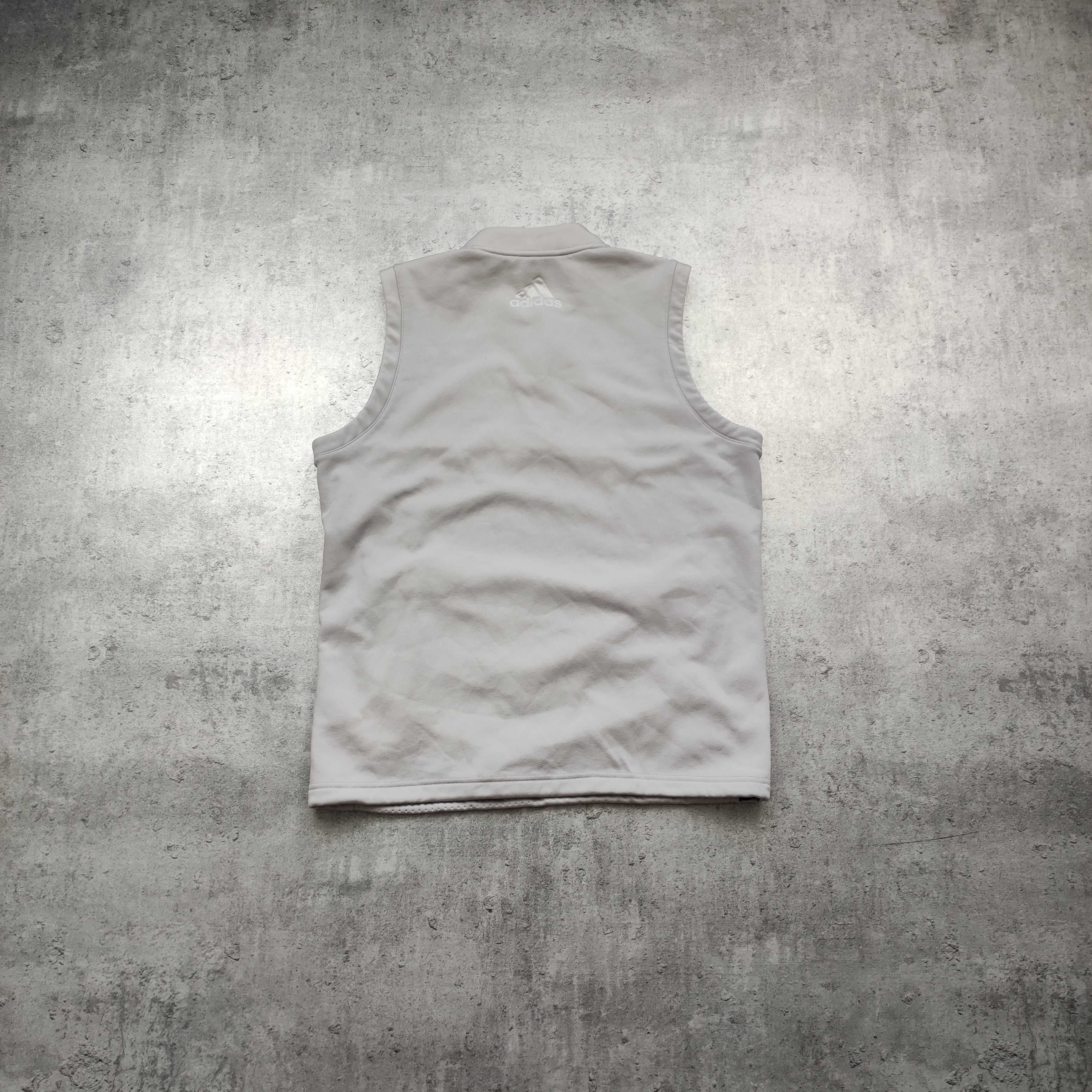MĘSKA Kamizelka Bluza PREMIUM Szara ClimaHeat Suwak Adidas Thermal