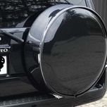 Чехол запаски металлический (нерж) на Mitsubishi 265 65 17 Toyota