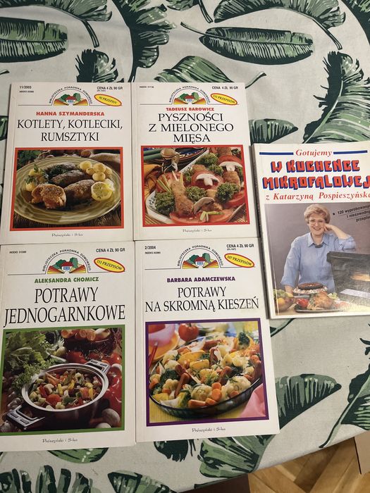 Książki kucharskie komplet