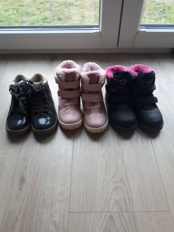 Buty zimowe dla dziewczynki. Rozmiar 30