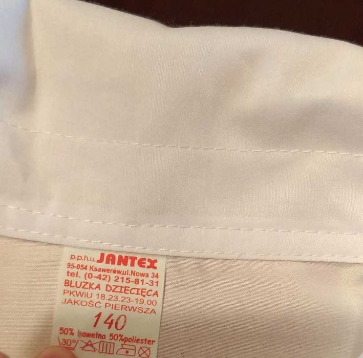 Koszula galowa na rozpoczęcie zakończenie roku szkolnego