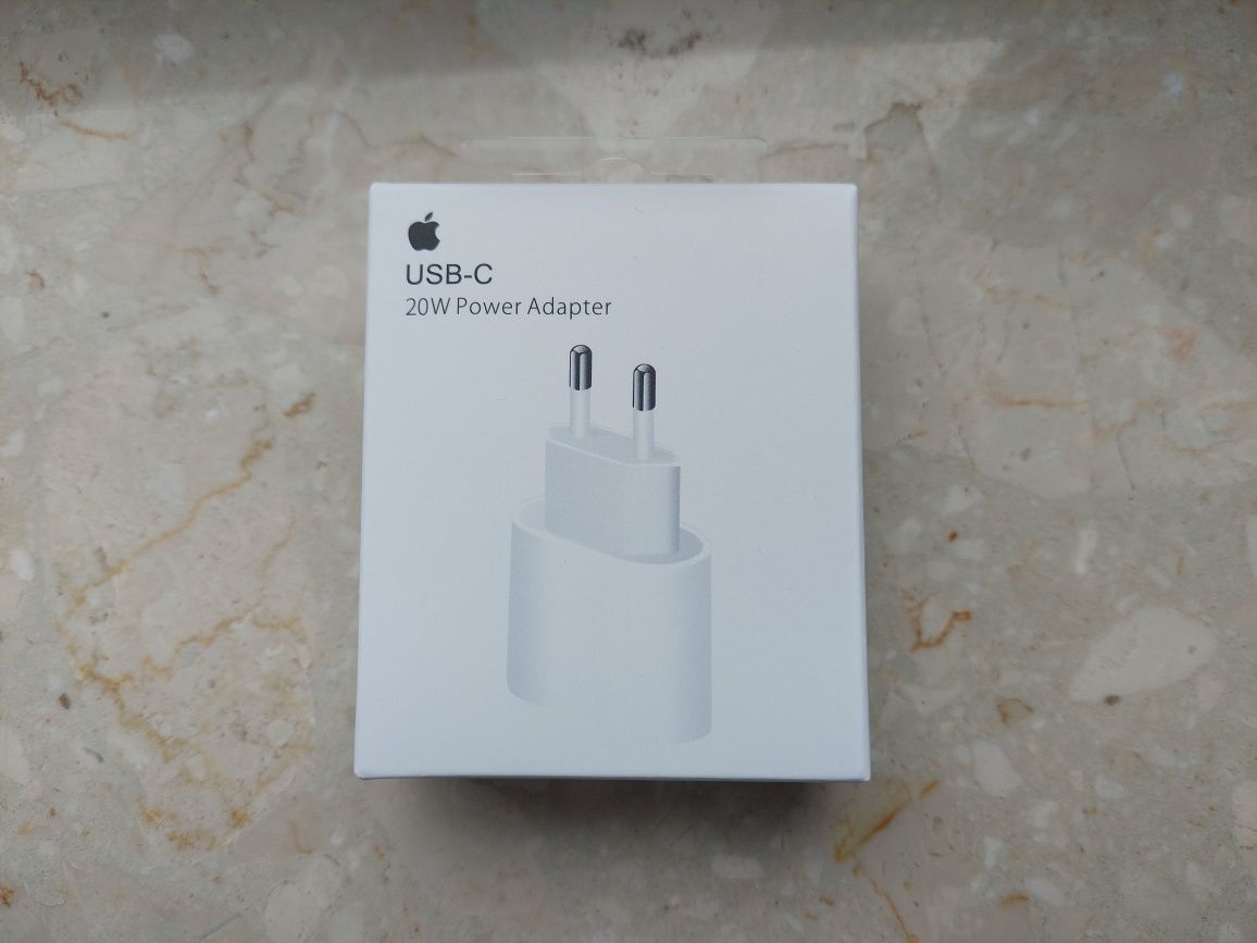 Zasilacz USB-C 20W Power Adapter do iPhone iPad Apple NOWE Wtyk Jack A