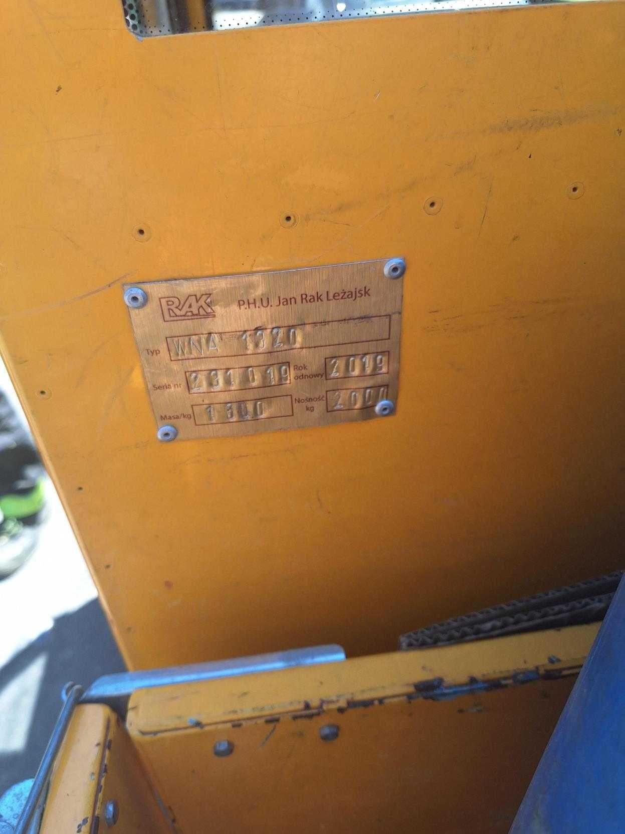 Wózek akumulatorowy WNA 1320 platformowy