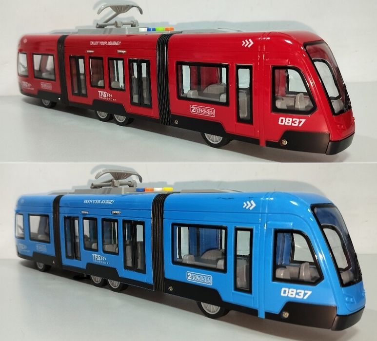 Детский Трамвай 44 см звук свет открываются двери