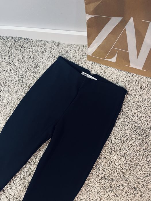Legginsy eleganckie damskie only czarne xs