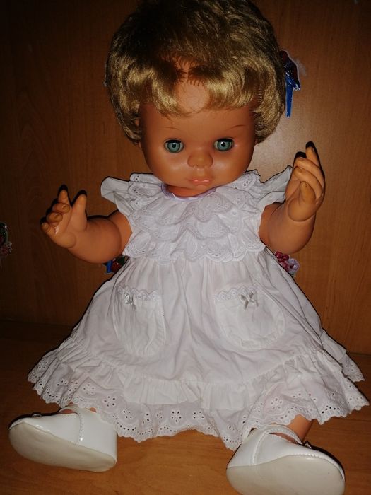 Кукла гдр. Пупс 60см. Игрушка ссср. Советская кукла.