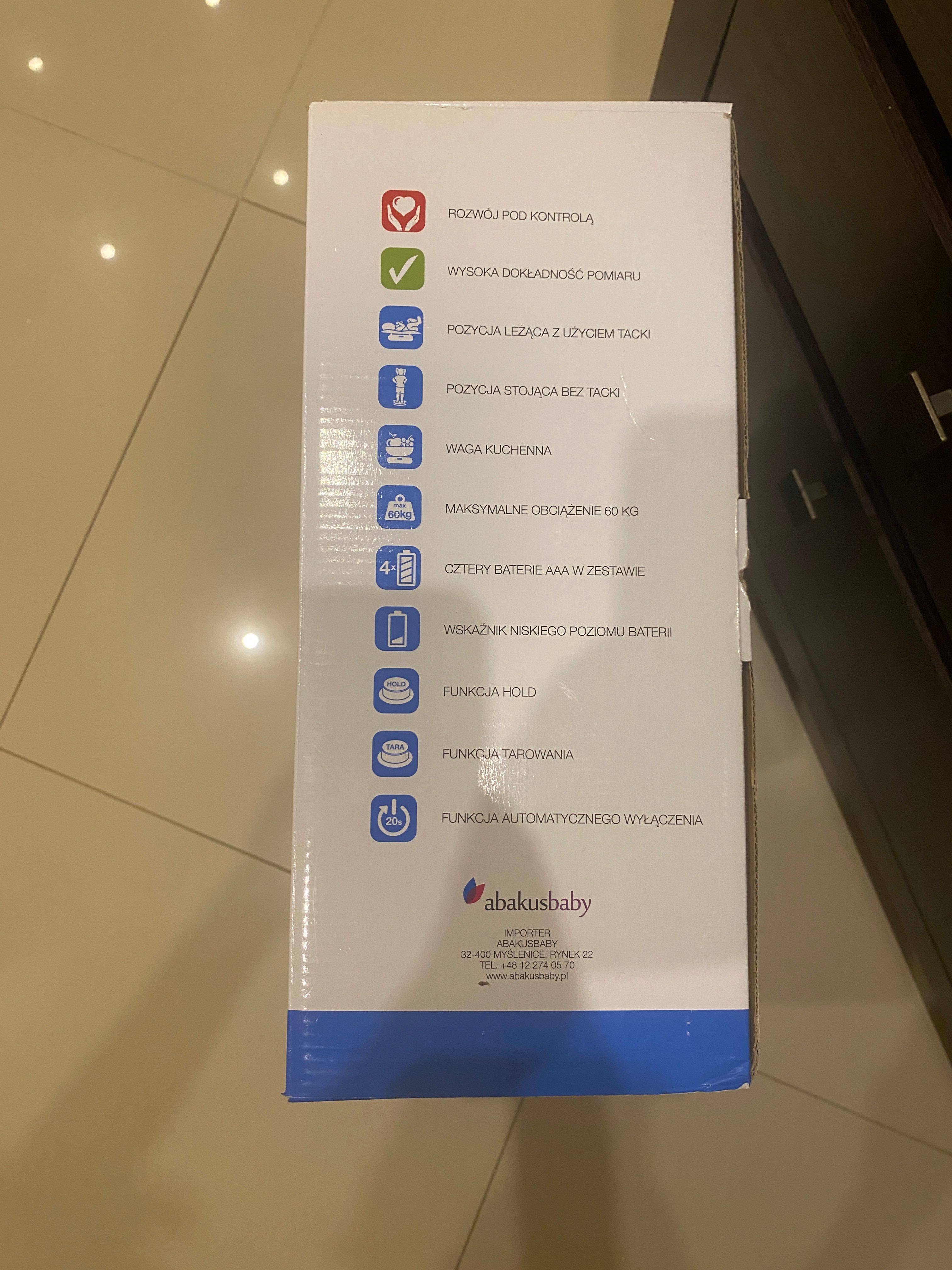 Waga elektroniczna dla dzieci SAVEC (z nakładką dla niemowląt)