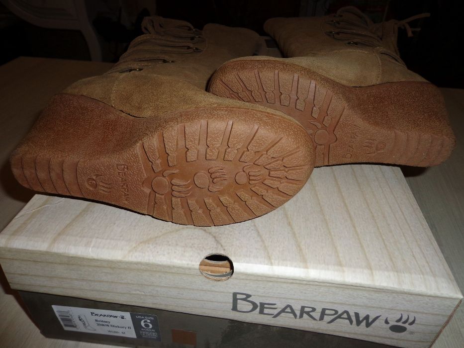 Новые замшевые женские зимние сапоги на платформе Bearpaw Britney 37