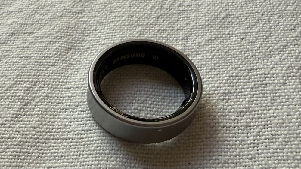 Samsung Galaxy Ring srebrny rozmiar 10 (jak nowy) smart pierścień