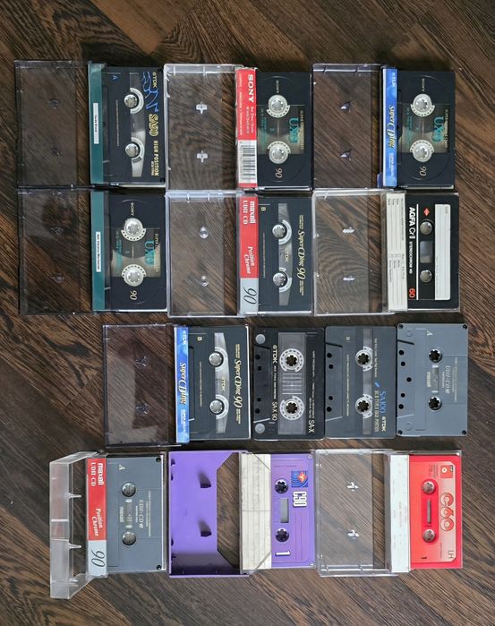 Аудиокассеты аудіокасети 15 шт. Sony Maxwell TDK