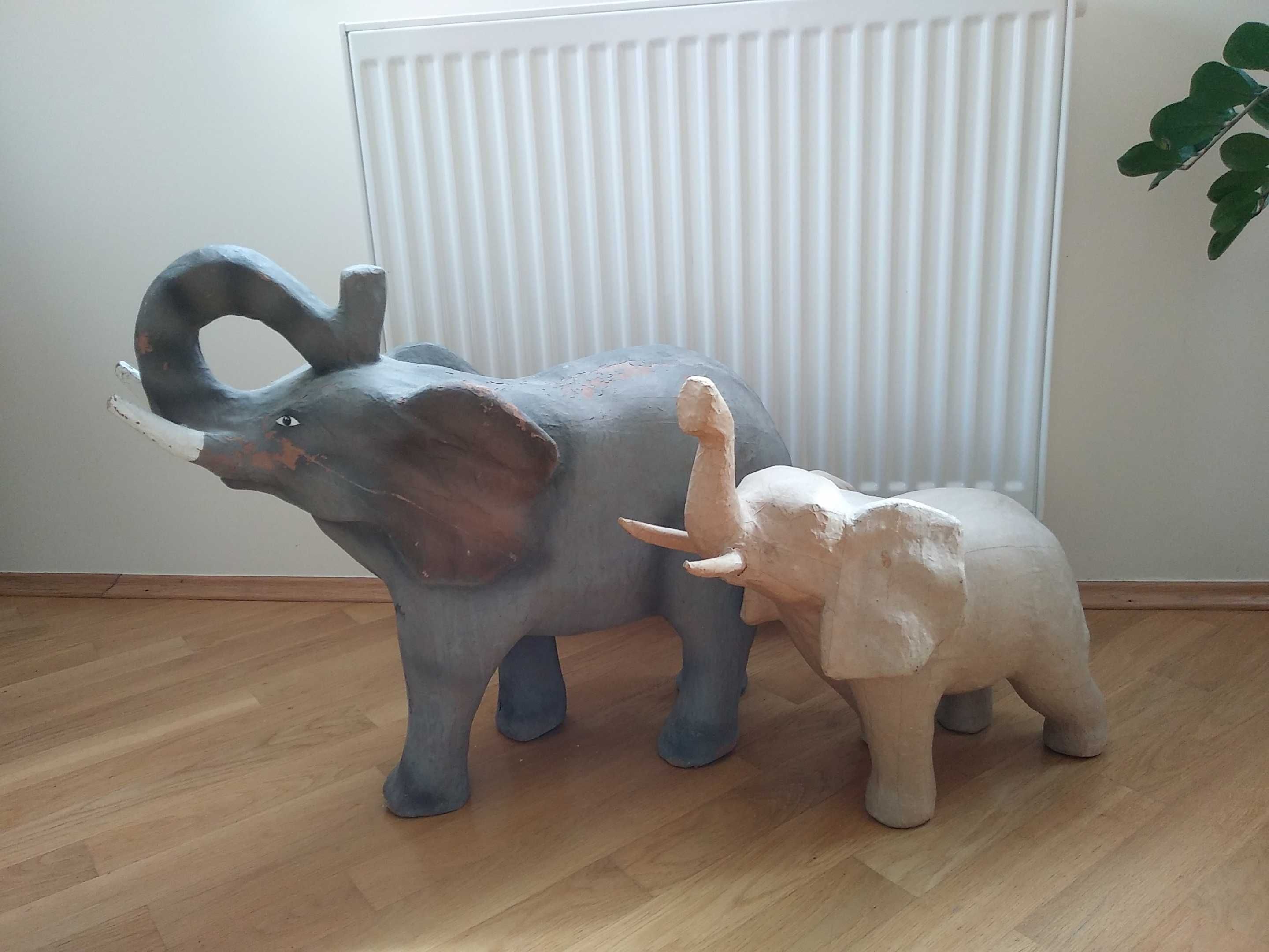 monia figura słoń z masy papierowej brązowej  Decopatch