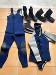 Fato Mergulho e botas Neoprene