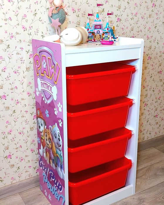 ‼️Хіт ПРОДАЖ‼️ СТЕЛАЖ комод для іграшок, полка органайзер для іграшок