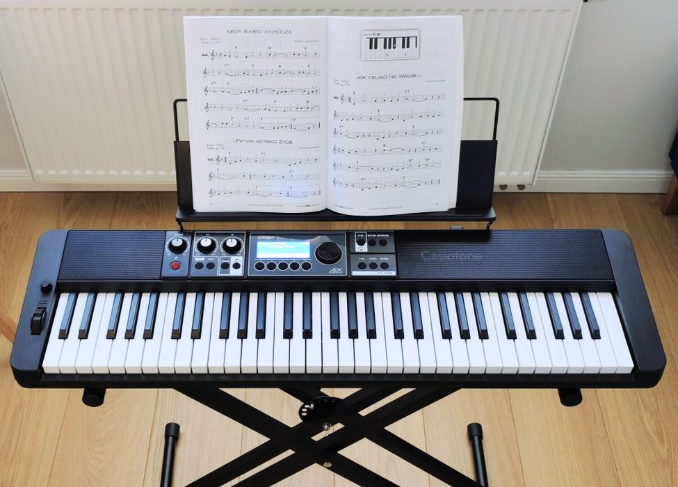 Casio CT-S500 z bluetooth WU-BT10, dynamiczna klawiatura keyboard, GW