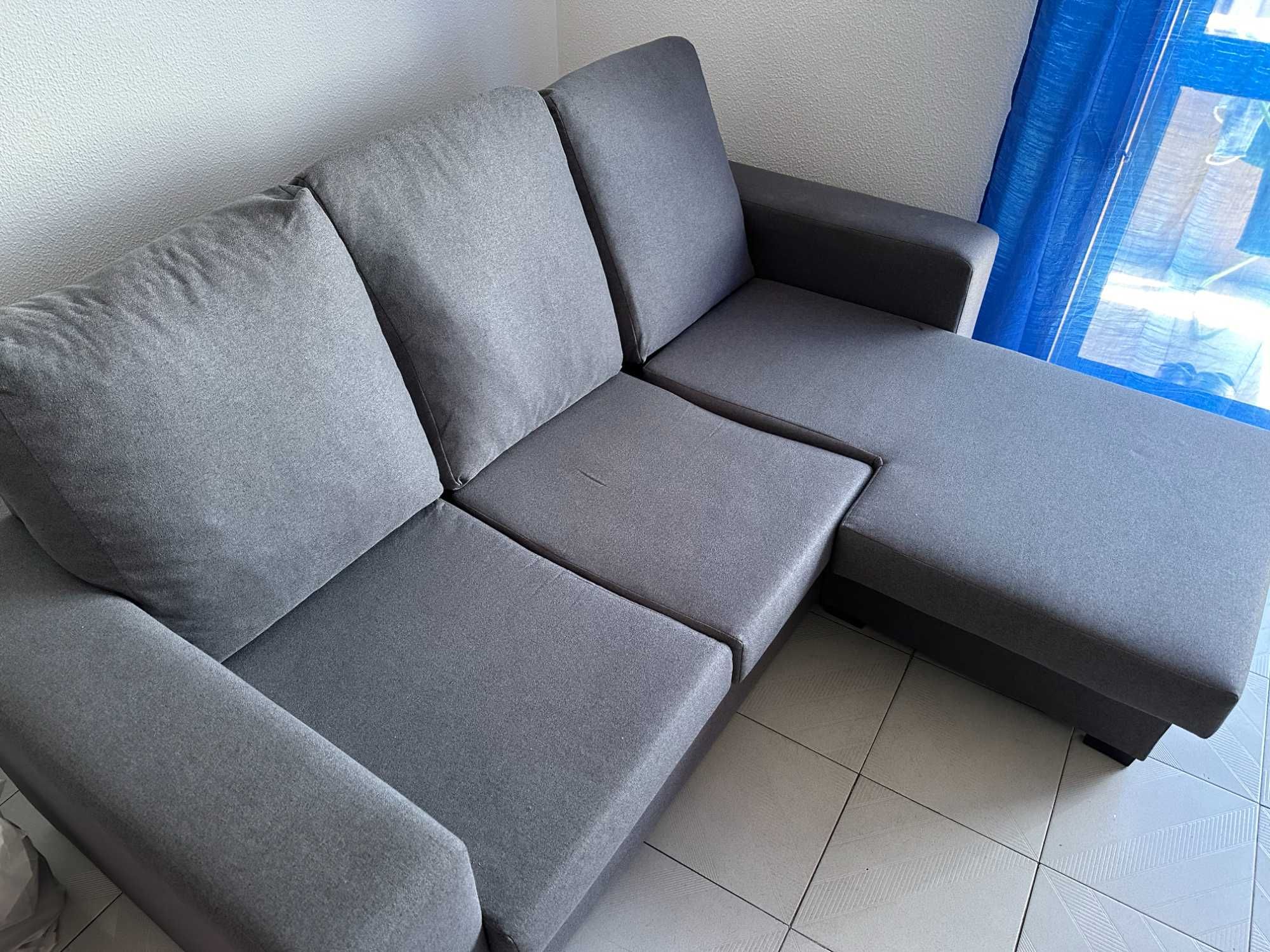 Vendo Sofá chaise long 3 lugares