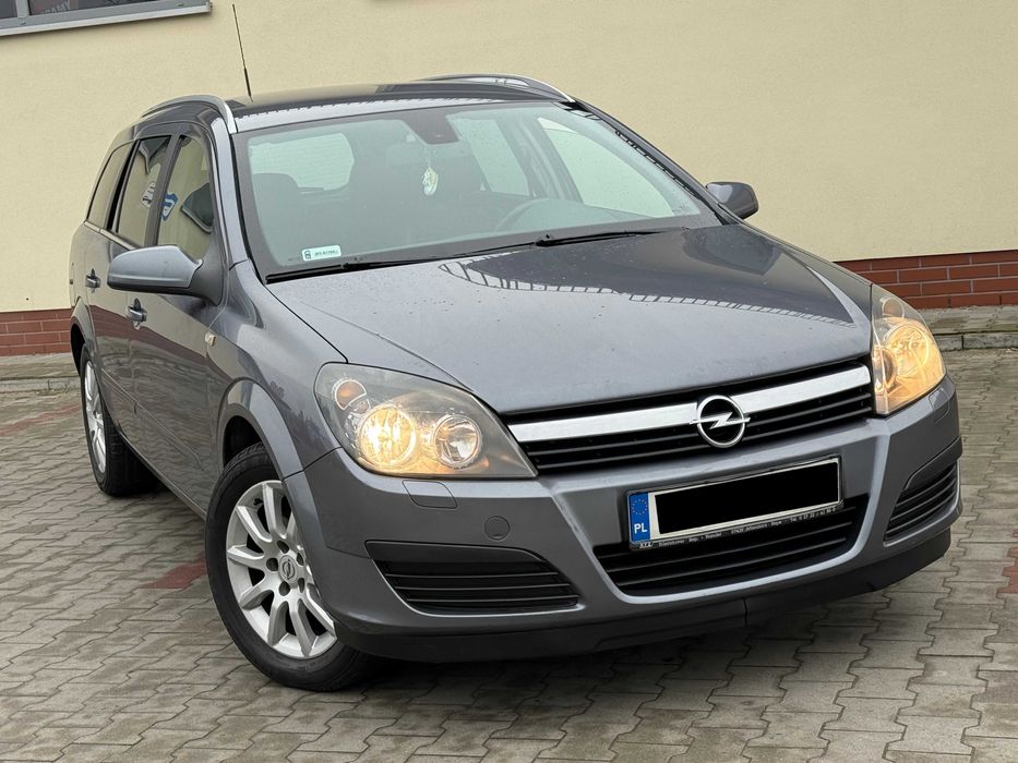 Opel Astra H Kombi 2006r. 1.6 Benzyna Klima Półskóry Alu HAK Zadbana !