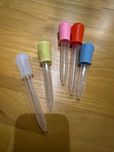 5 szt silikonowe pipetki pipeta