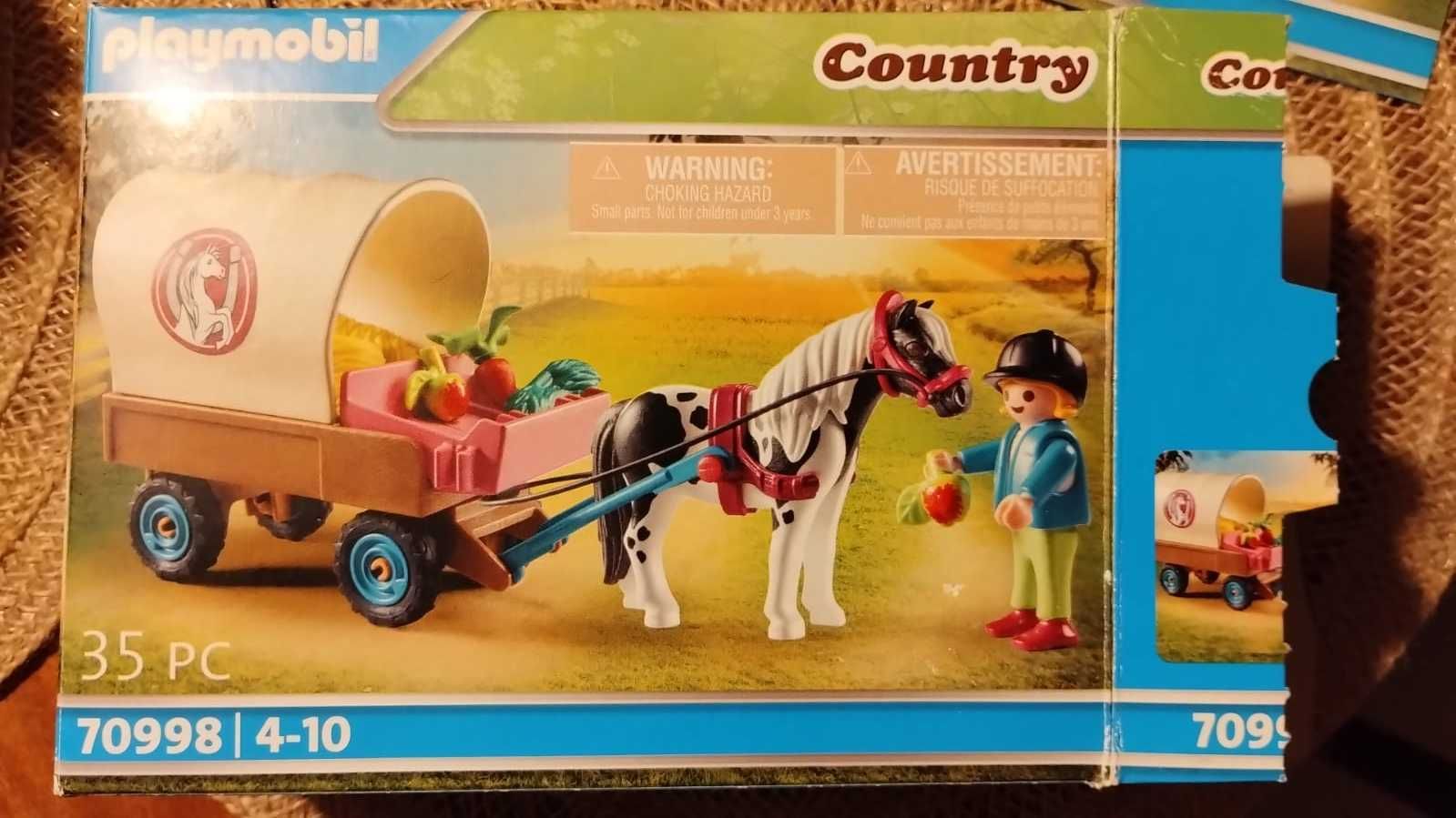 Playmobil Country 70998, Bryczka z kucykiem - KOMPLETNY 100%