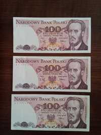 Stare banknoty PRL 100zł