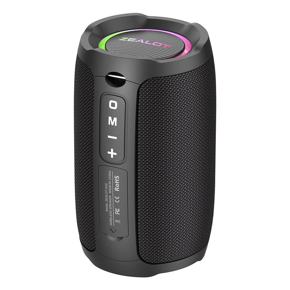 Портативна бездротова колонка Zealot S49 IP67 Блютуз V5.0, звук у Hi-F