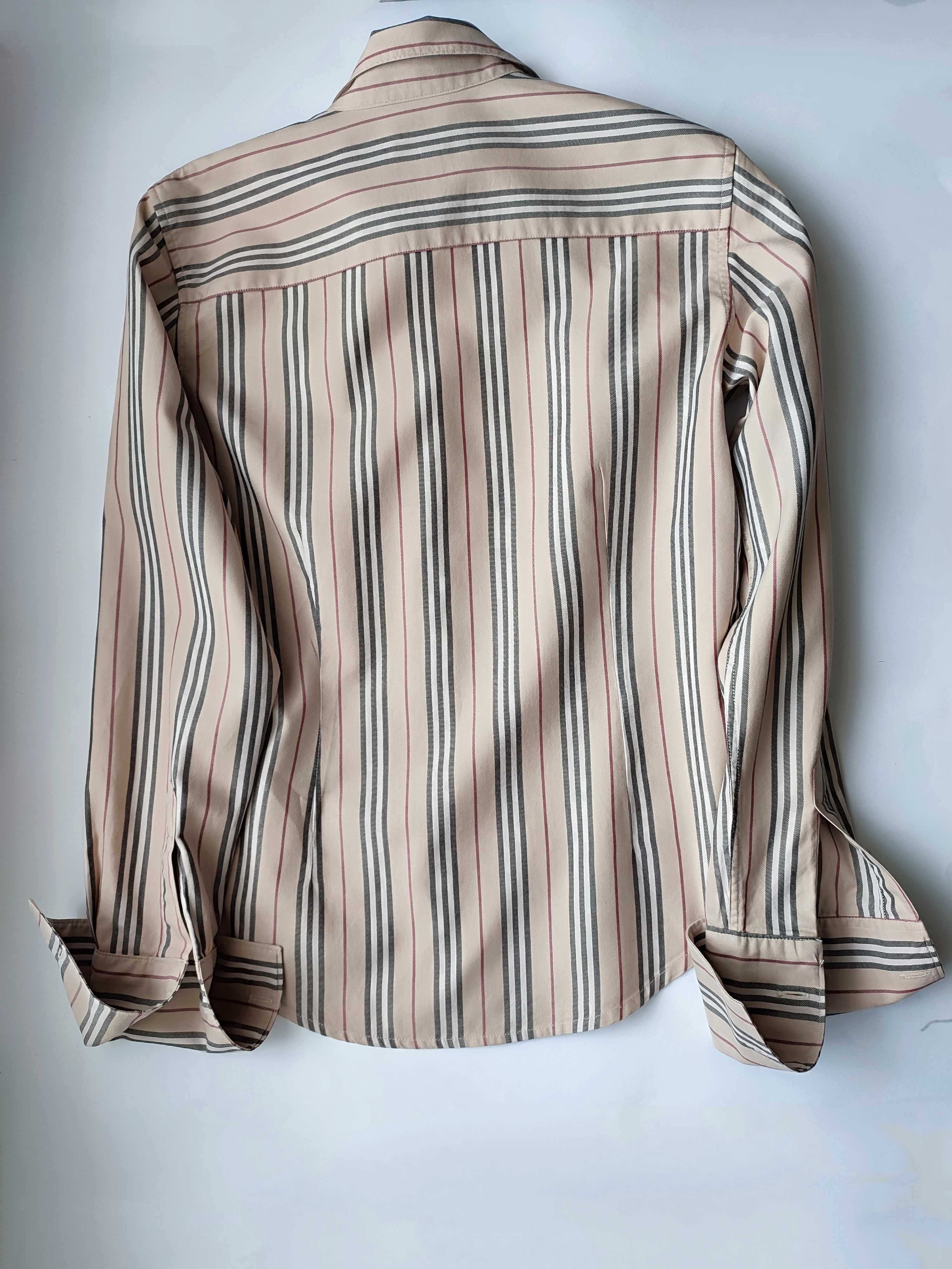 Брендовая рубашка/блузка под запонки класса люкс Burberry оригинал