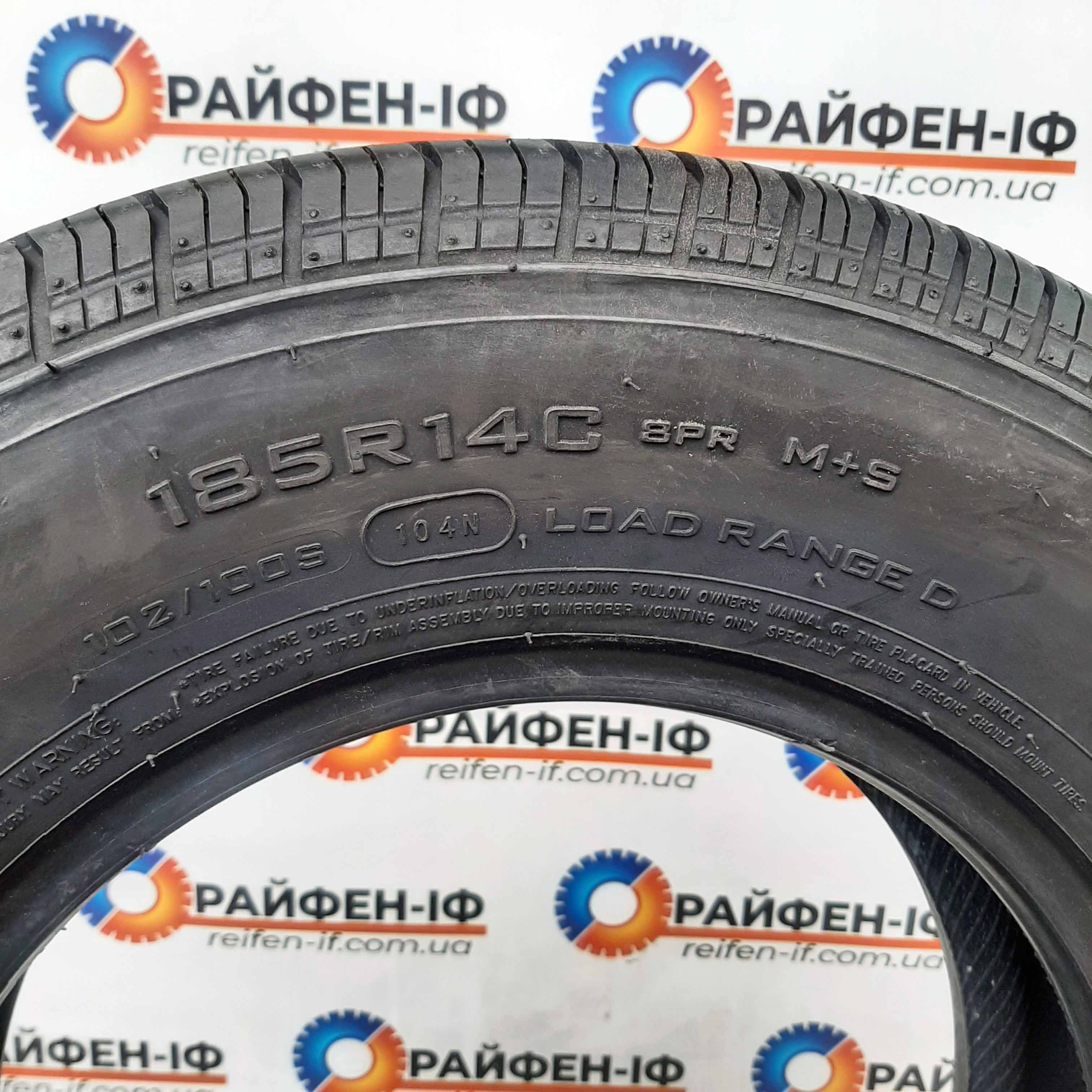 185/80 R14C Security Road2003 б/у шини 2шт # 2501079