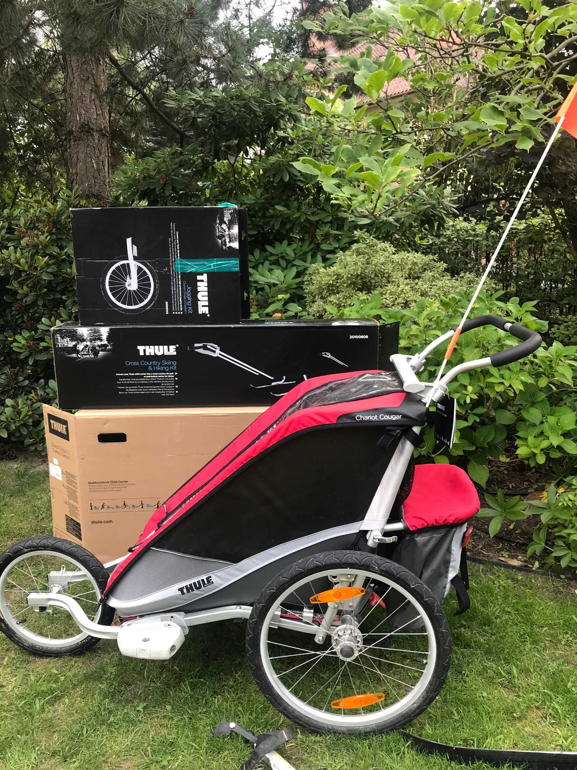 Thule Chariot, Cougar 1, Wózek - przyczepka z zestawem akcesoriów