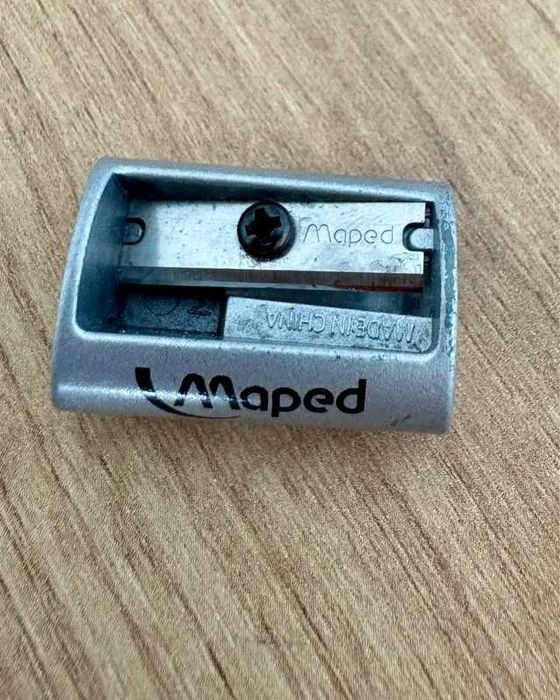 Metalowa temperówka MAPED Satelite na 1 ołówek metalowa okrągła