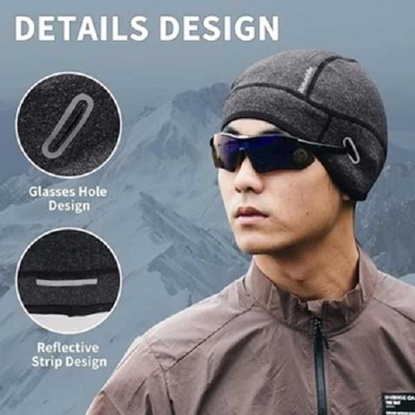 Czapka Męska Pod Kask Rower Narty Motor Otwory Gogle Naturehike