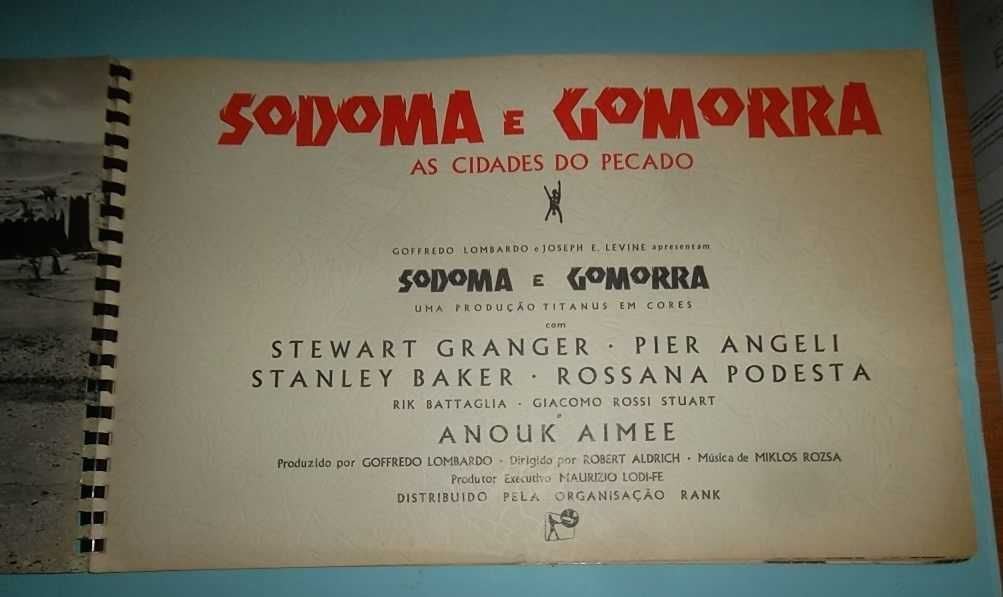 SODOMA E GOMORRA - Luxuoso livro do filme (1962)