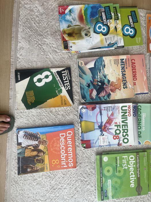 8th Grade School Textbooks Except History, Portuguese, and Mathematics64575341953155123