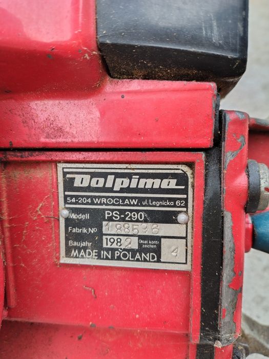 Dolpima PS-290 piła spalinowa z 1982 roku + nowe cześci zabytek