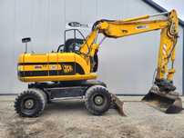 JCB JS160W 2008r 9600 motogodzin  Maszyna gotowa do pracy, łyżka skarpowa wychylna hydraulicznie