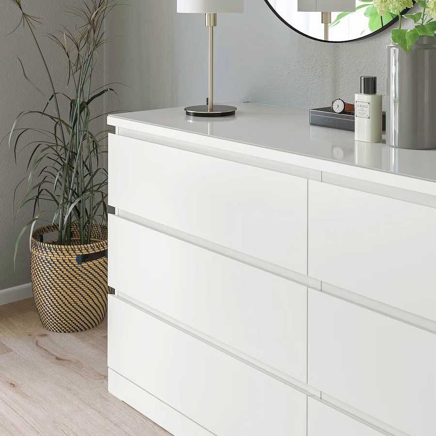 Tampo de vidro IKEA (cómodas MALM)
