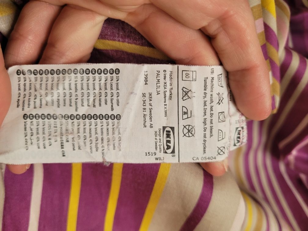 Ikea pojedynczy komplet pościeli bawełna lyocell