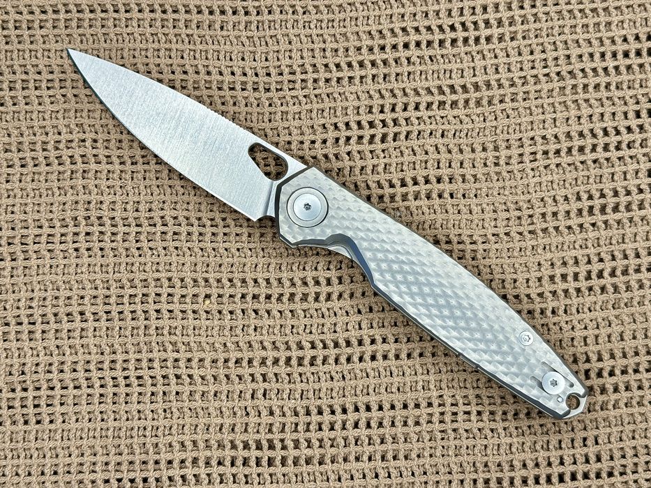 Ніж GiantMouse ACE REO Titanium сталь Magnacut