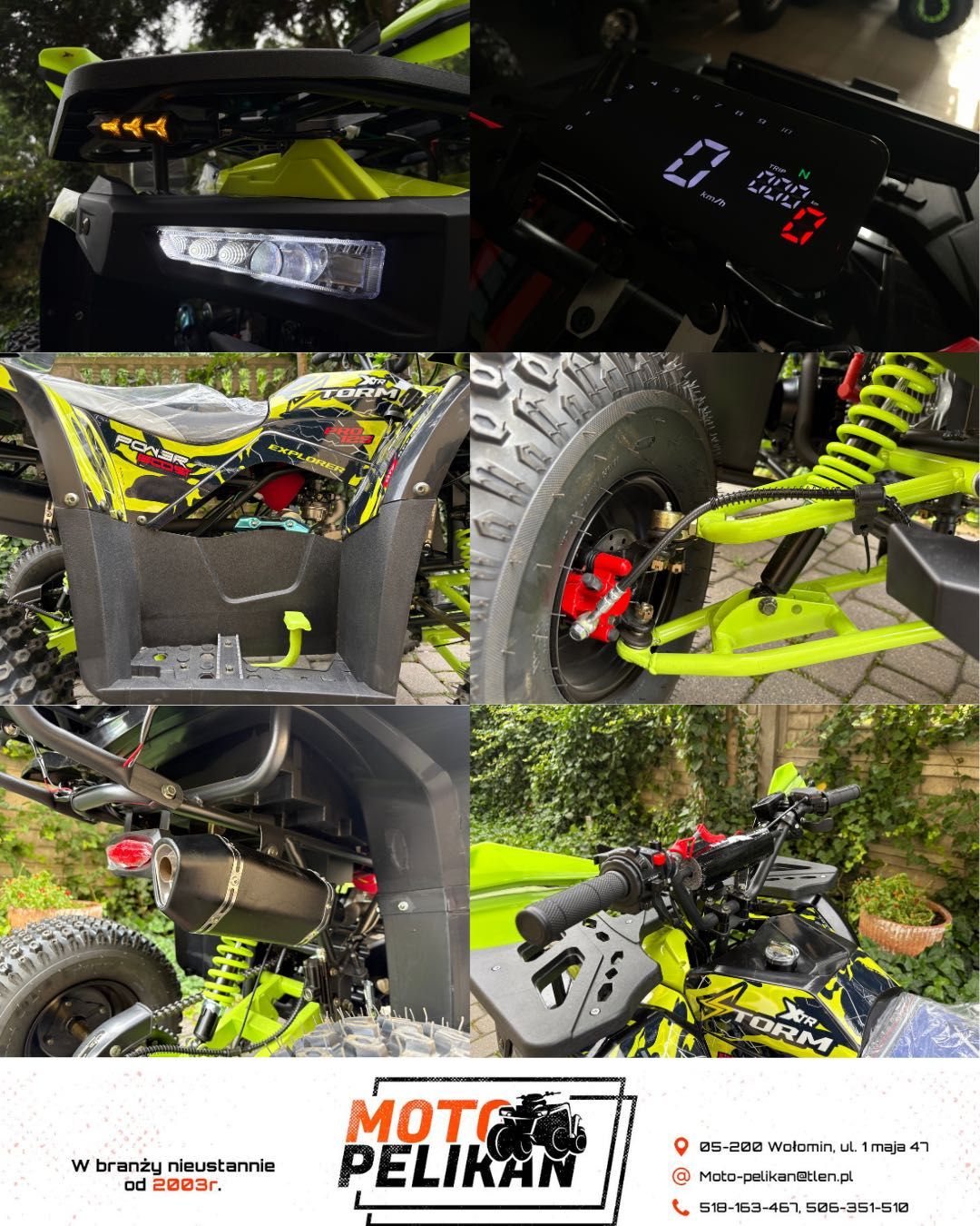 QUAD 125cc // XTR STORM PRO // Maksymalne wyposażenie // gratisy raty