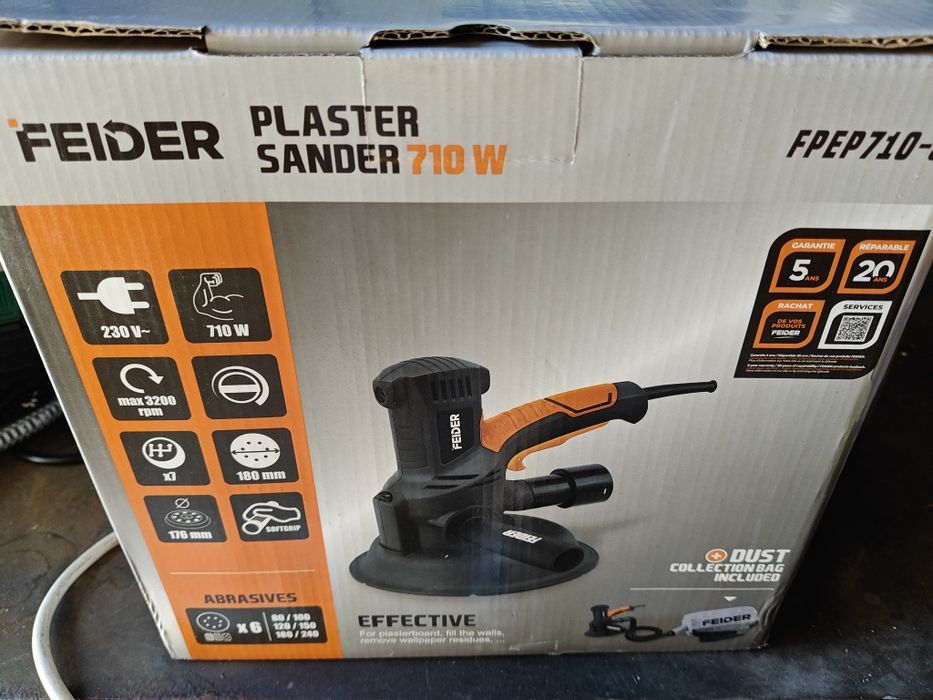 Szlifierka do scian feider 710w nowa