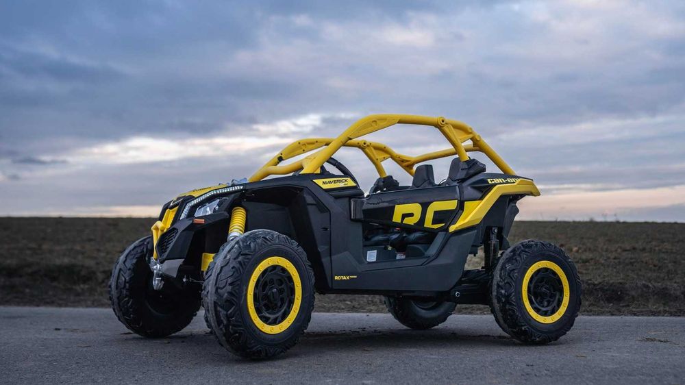 Duże dwuosobowe auto na akumulator CAN-AM MAVERICK 4x200W 24V pilot