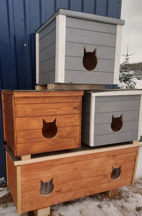 Budka dla kota domek