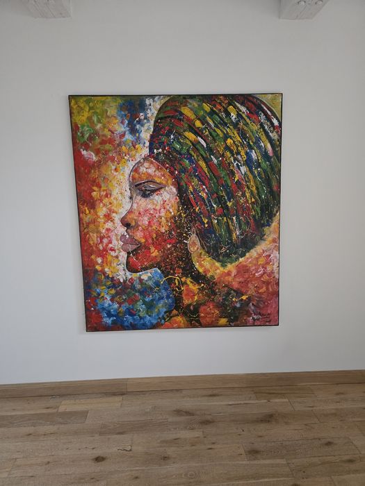 Obraz malowany na płótnie 130x150